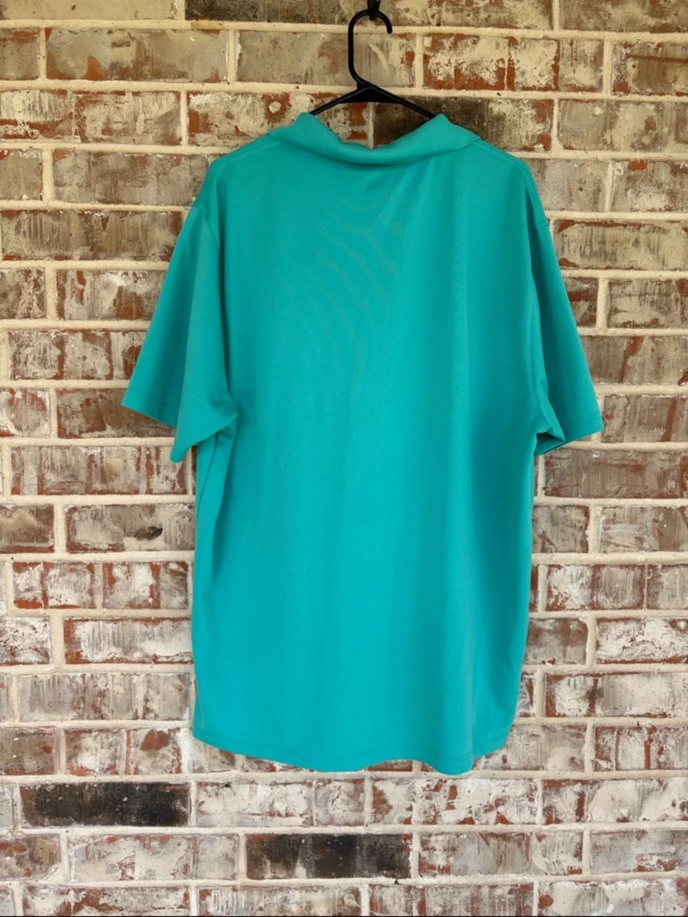 PGA Tour Airflux Teal‎ Green Short-Sleeve Polo